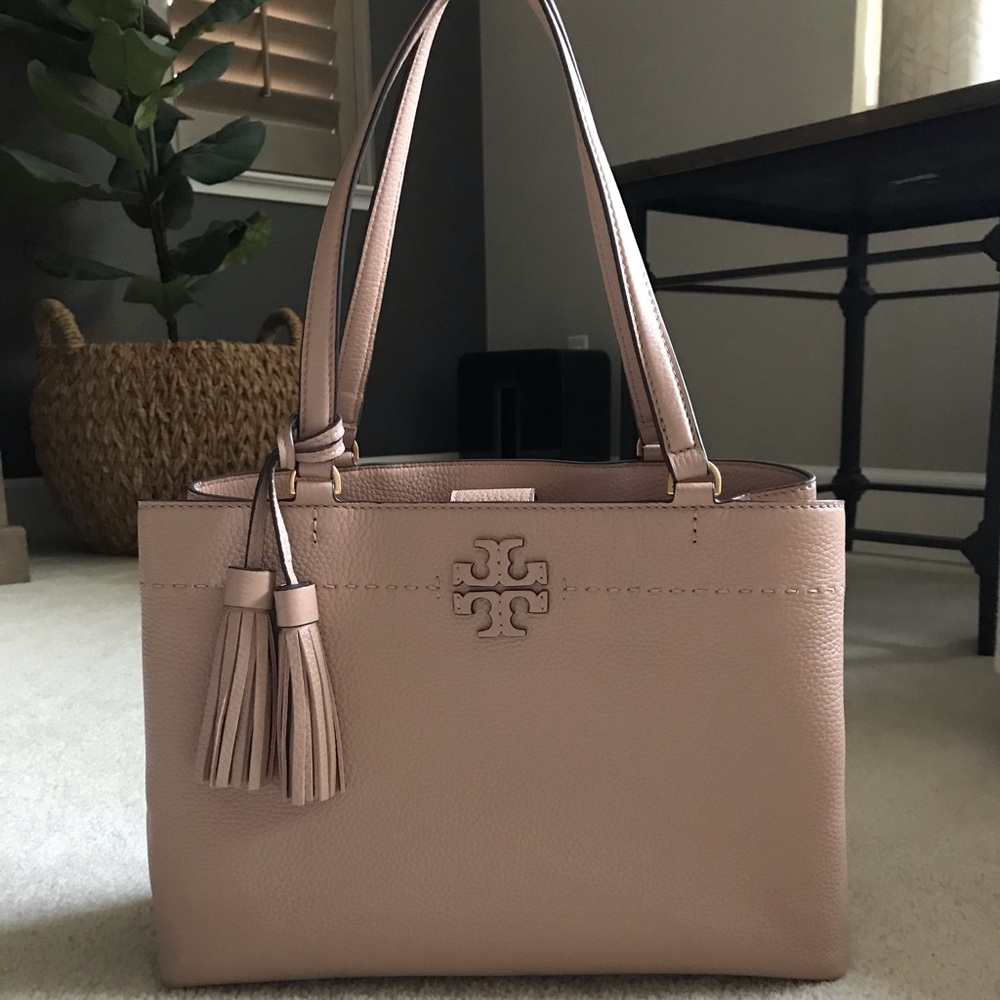 TORY BURCH MCGRAW TRIPLE-COMPARTMENT TOTE